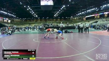 110 lbs Quarterfinal - Senna Grassman, Cleveland vs Reagan Thomas, Naples Bears