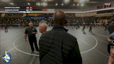 135 lbs Cons. Round 2 - Madeline Hoover, Mason City vs Madisyn Halloran, Clinton