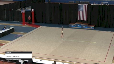 Diana Chukhray - Ribbon - 2021 Rhythmic Elite Qualifier