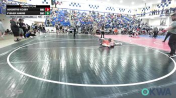 105 lbs Rr Rnd 2 - Augustus Cosby, Pawhuska vs Fysher Harris, Pawhuska