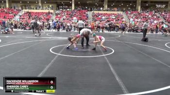 65 lbs 3rd Place Match - Emerson Carey, Augusta Wrestling Club vs Mackenzie Williamson, Nebraska Wrestling Academy