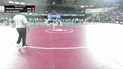 Boys 4A 120 lbs Cons. Round 2 - Trandyn Lundquist, Mead vs Dillon Bonnar, Glacier Peak