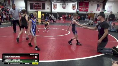 Cons. Semi - Adrian Leopard, Hawkeye Wrestling Academy vs Jordan Lodwick, Warren County Thunder