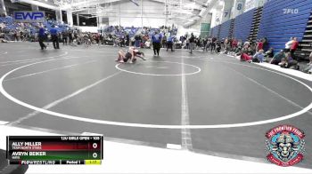 105 lbs Cons. Semi - Ally Miller, Team North Stars vs Avryn Beiker, Hays