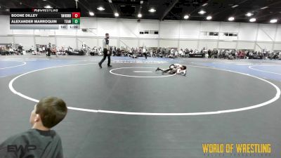 68 lbs Consi Of 4 - Boone Dilley, Team Wisconsin 12U vs Alexander Marroquin, Team Dash 12U