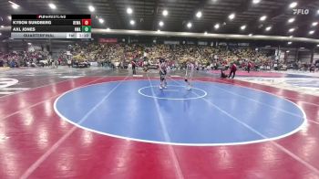 100 lbs Quarterfinal - Axl Jones, Heartland Wrestling Academy vs Kyson Sundberg, Berge Elite Wrestling Academy
