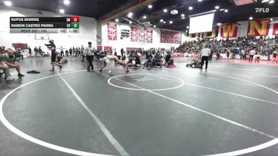 144 lbs Champ. Round 2 - Rufus Ekberg, Santa Monica vs Ramon Castro Parra, Coachella Valley
