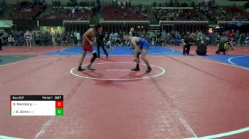 144 lbs Cons. Round 2 - Garrett Davis, Bonneville Wrestling Club vs Sno Momberg, Browning Indians Wrestling