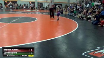 Round 4 - Raelynn Murphy, North Liberty Wrestling Club vs Lennon Heintz, Hammerin Hawks