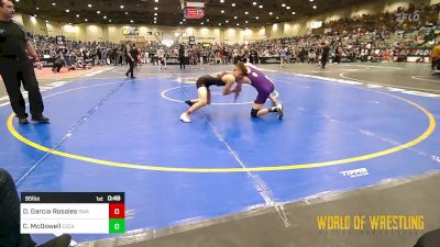 95 lbs Consi Of 16 #2 - D`Anthony Garcia Rosales, Swamp Monsters vs Conner McDowell, Escalon Wrestling