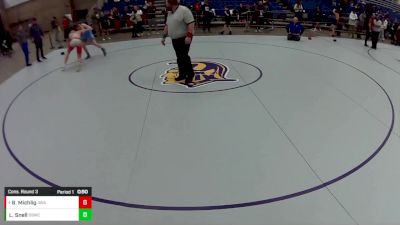 14U Boys - 155 lbs Cons. Round 3 - Bradyn Michlig, Askren Wrestling Academy vs Lincoln Snell, South Side Wrestling Club