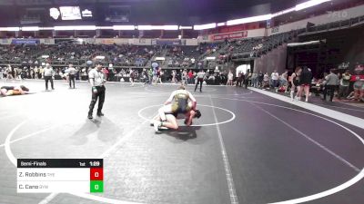 163 lbs Semifinal - Zack Robbins, The Best Wrestler vs Cesar Cano, Bryan Youth Wrestling Club