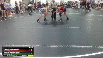 98 lbs Finals (2 Team) - Nolan Adolphson, 84 Athletes vs Lincoln Glennon, Full Circle