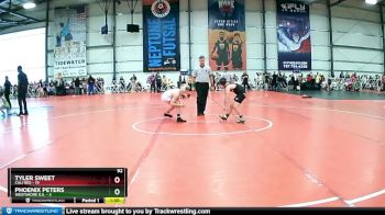 92 lbs Rd# 3 12:00pm Friday - Tyler Sweet, Cali Red vs Phoenix Peters, Westshore D.S.