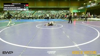 67 lbs Consi Of 8 #1 - Kingston Sato, Team Aggression vs Cruz De Santiago Silva, Illinois Valley Youth Wrestling