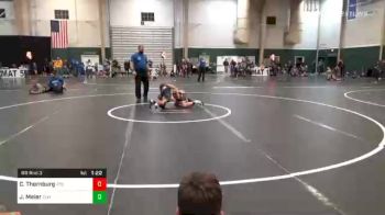 100 lbs Prelims - Coy Thornburg, 2 Tuff Gym vs Jayden Meier, Elm Creek Wrestling Club