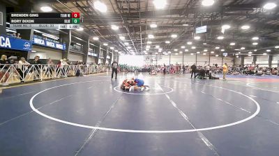 160 lbs Rr Rnd 1 - Brenden Ging, Nebraska Red - HSB vs Rory Dixon, BlueWave - HSB