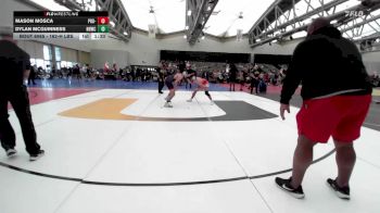 162-H lbs Quarterfinal - Mason Mosca, Pro-ex Wrestling Club vs Dylan McGuinness, North Hunterdon, NJ