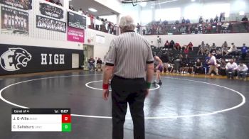 145 lbs Consi Of 4 - Jahmar Gonzalez-Allie, Annville Cleona vs Clark Salisbury, Lancaster Catholic