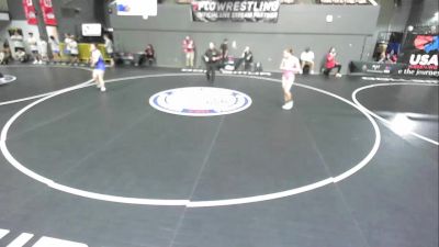 120 lbs Annika Scott, SAWA - Sacramento Area Wrestling Association vs Isabella Serrano, SJWA - San Joaquin Wrestling Association