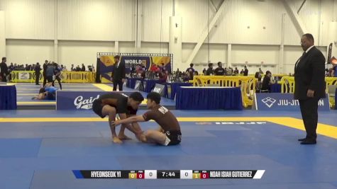 Noah Isiah Gutierrez vs HyeonSeok Yi 2024 World IBJJF Jiu-Jitsu No-Gi Championship