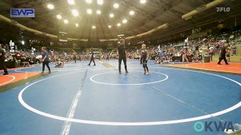 61 lbs Quarterfinal - Knox Perkins, Tahlequah Wrestling Club vs Chaya Wilson, Pitbull Wrestling Academy
