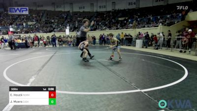 55 lbs Round Of 32 - Easton Houck, Norman Grappling Club vs Jaxton Myers, Cushing