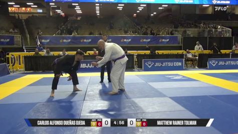 Matthew Rainer Tolman vs Carlos Alfonso Dueñas Ojeda 2026 Pan Jiu Jitsu IBJJF Championship