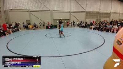 132 lbs Placement Matches (8 Team) - Isabella Keesee, Kansas vs Tyler Swanigan, Michigan