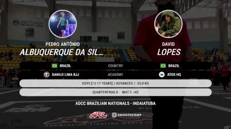 Pedro Antônio Albuquerque Da Sil vs David Lopes 2025 ADCC Brazilian Nationals