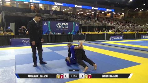 Jayden Olazabal vs Adrian Abel Salazar 2025 Pan Kids Jiu-Jitsu IBJJF Championship