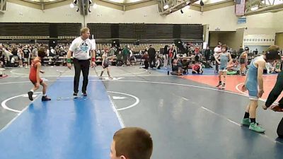 62 lbs Rr Rnd 2 - Everett Hartey, Thunderstruck - K3 vs Ryan Kim, RedNose Wrestling School - K3