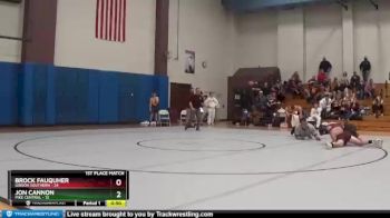 182 lbs Finals (2 Team) - Jon Cannon, Pike Central vs Brock Fauquher, Gibson Southern