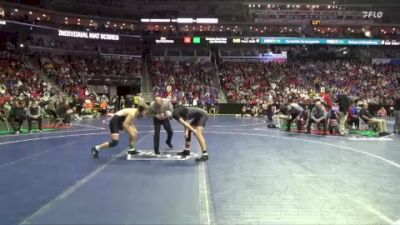 2A-157 lbs Cons. Round 2 - Jace Kinzenbaw, Washington vs Carter McGregor, Algona