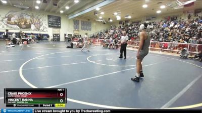 126 lbs Champ. Round 2 - Craig Phoenix, Capistrano Valley vs Vincent Hanna, Calvary Chapel-SA