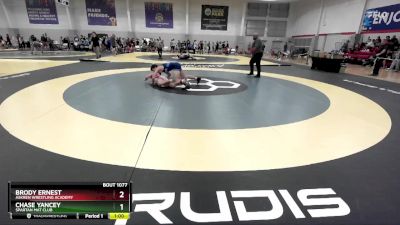 139 lbs Cons. Round 1 - Chase Yancey, Spartan Mat Club vs Brody Ernest, Askren Wrestling Academy