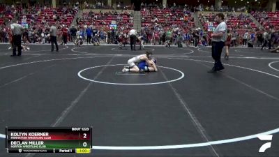 105 lbs Cons. Round 1 - Koltyn Koerner, Manhattan Wrestling Club vs Declan Miller, Norton Wrestling Club