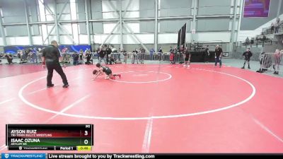 63 lbs Cons. Round 4 - Ayson Ruiz, Tri-Town Bullyz Wrestling vs Isaac Ozuna, Asylum WC