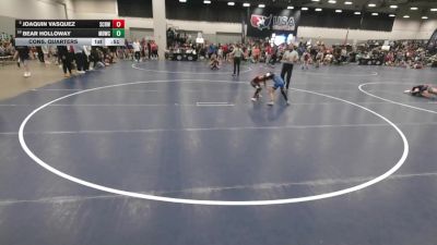 56 lbs Cons. Quarters - Joaquin Vasquez, Steel City Reloaded Wrestling Club vs Bear Holloway, Mat Demon Wrestling Club