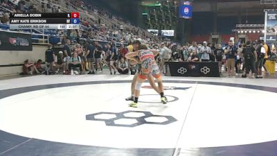 130 lbs Champ. Rd Of 64 - Ariella Dobin, Illinois vs Amy Kate Erikson, New York