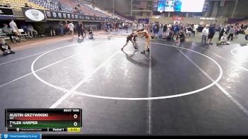 113 lbs Cons. Round 2 - Austin Grzywinski, MN vs Tyler Harper, IA