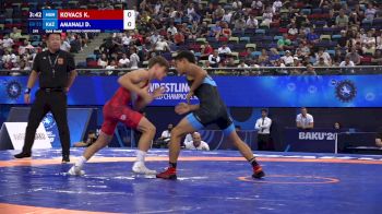 55 kg Final 1-2 - Keve Kovacs, Hungary vs Diyar Amanali, Kazakhstan
