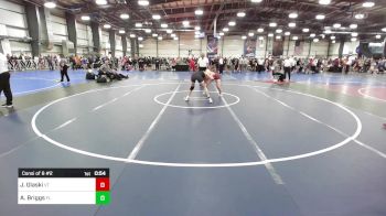 132 lbs Consi Of 8 #2 - Jillian Glaski, VT vs Ailee Briggs, FL