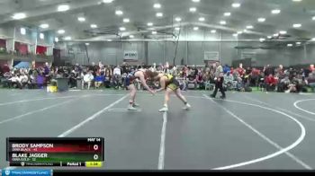 182 lbs Round 2 (8 Team) - Brody Sampson, Iowa Black vs Blake Jagger, Iowa Gold