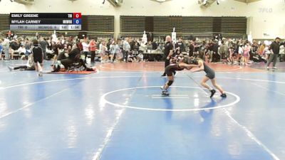 60 kg Rr Rnd 2 - Emily Greene, Triumph Trained - Girls vs Mylah Carney, MGW Glitter & Grit - Girls