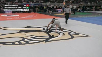 Quarterfinal - Holden Townsley, Millard West vs Khy`Ree Thomas-Calloway, Omaha Bryan