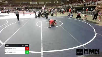 95 lbs Consolation - Miguel Gamez, Pomona Elite WC vs Josiah Orozco, Pomona Elite WC