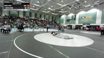 122 lbs Champ. Round 2 - Uziel Diaz, Southwest (SD) vs Aden Vang, Mira Mesa