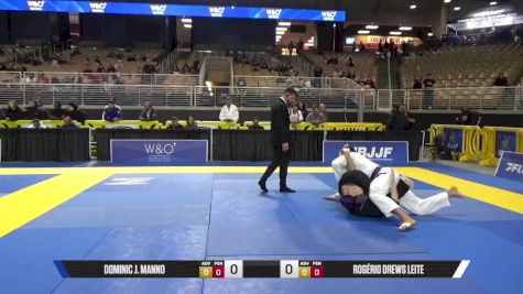 Rogério Drews Leite vs Dominic J. Manno 2025 Pan Jiu Jitsu IBJJF Championship