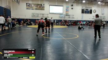 215 lbs Cons. Round 3 - Don Brickel, Tualatin vs Zac Ortiz, Beaverton